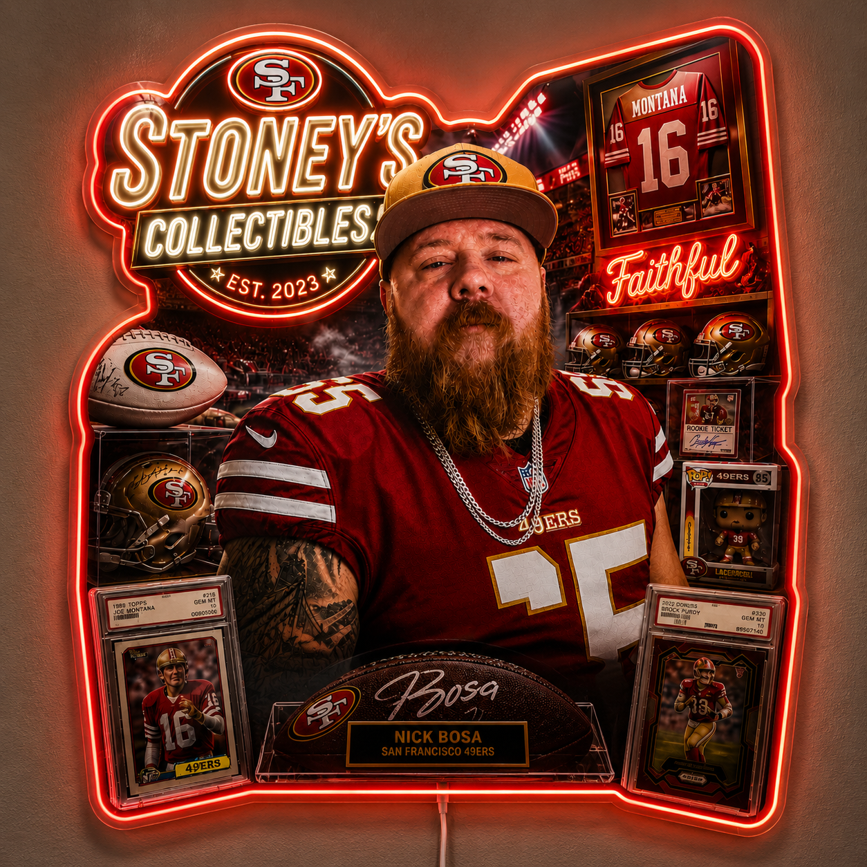 STONEY'S COLLECTIBLES Custom LED Neon Sign (LED preview)