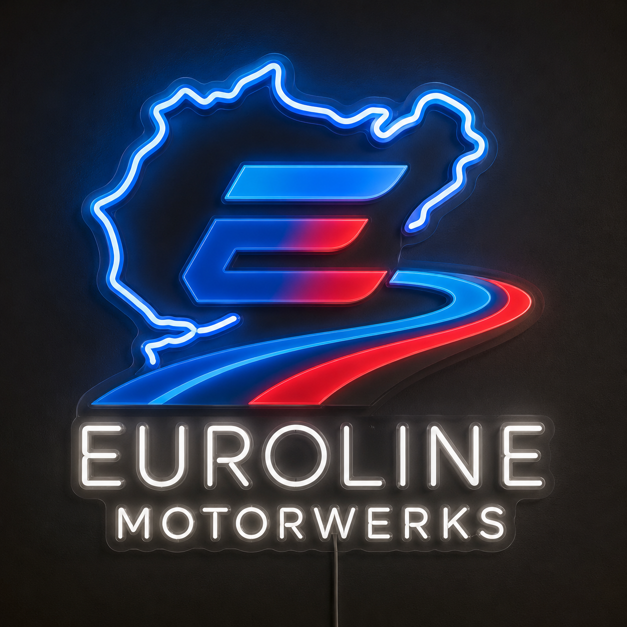 EUROLINE MOTORWERKS Custom LED Neon Sign (LED preview)