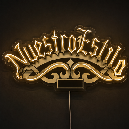Nuestro Estilo Custom LED Neon Sign (LED preview)
