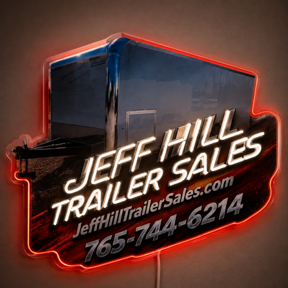 JEFF HILL TRAILER SALES Custom LED Neon Sign (LED preview)