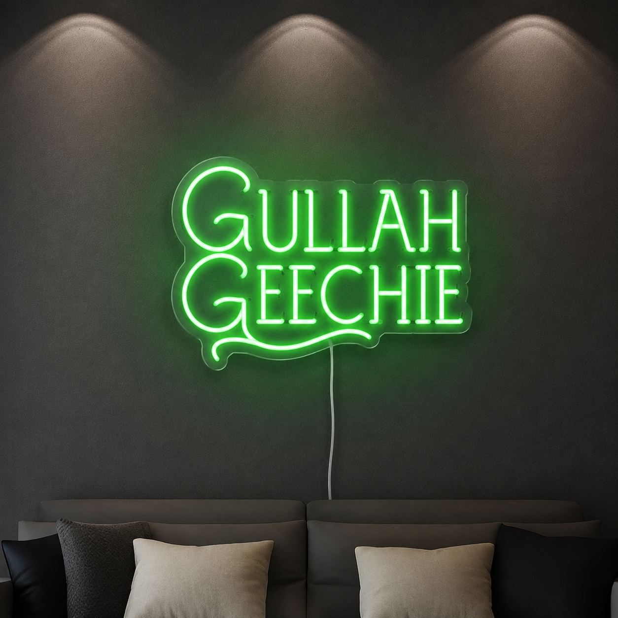 GULLAH GEECHIE Custom LED Neon Sign (LED preview)