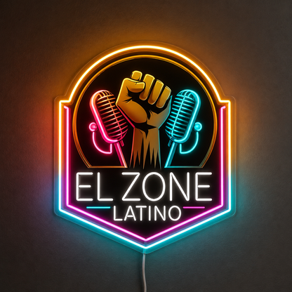EL ZONE LATINO Custom LED Neon Sign (LED preview)