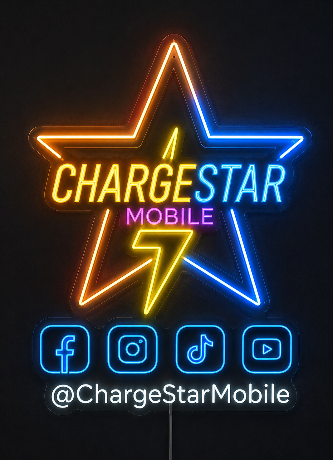 Fast Charging Custom LED Neon Sign (LED preview)