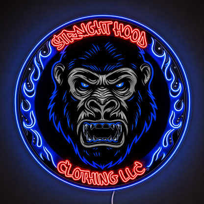 STRAIGHT HOOD CLOTHING LLC Custom LED Neon Sign (LED preview)