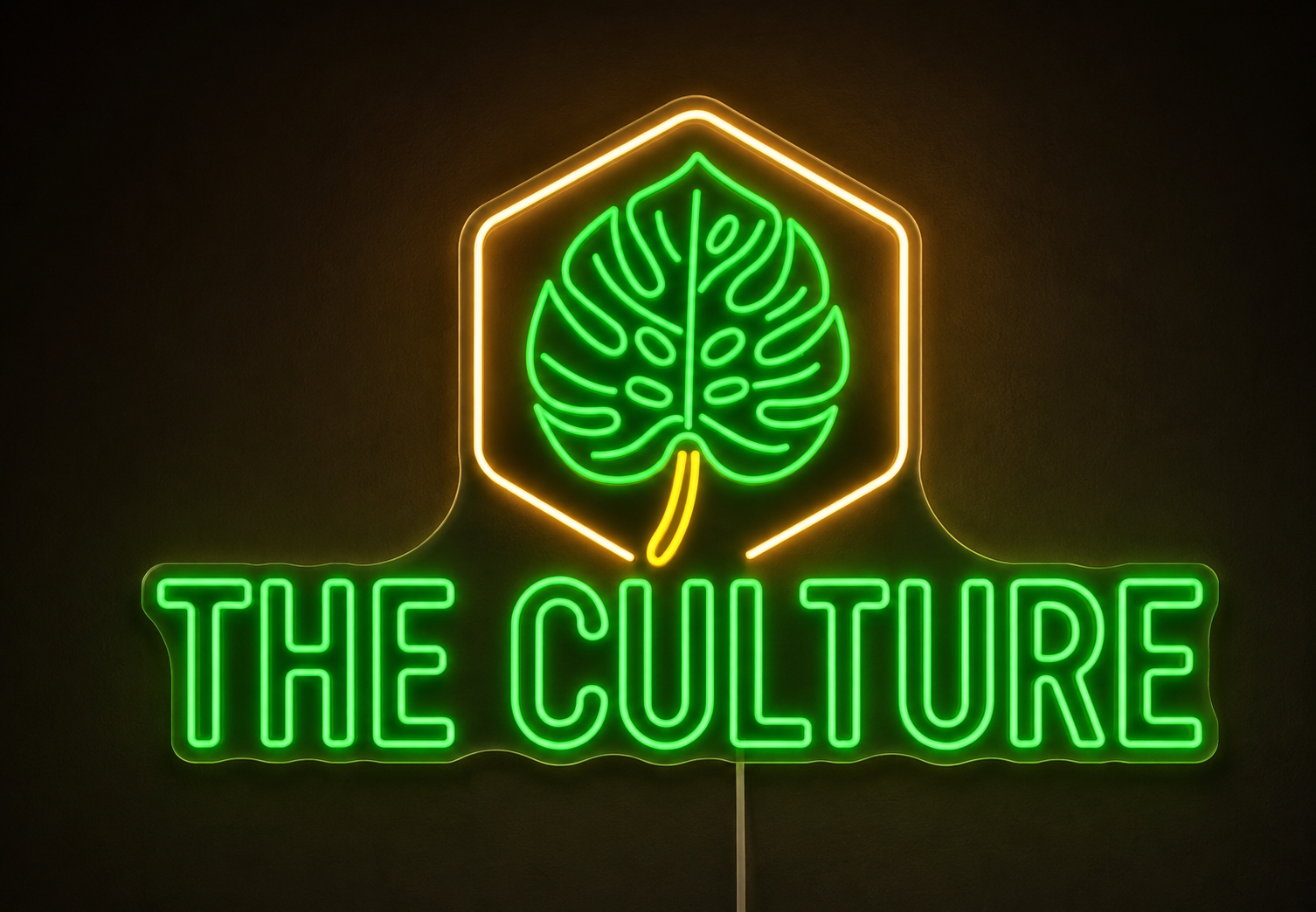 THE CULTURE Custom LED Neon Sign (LED preview)