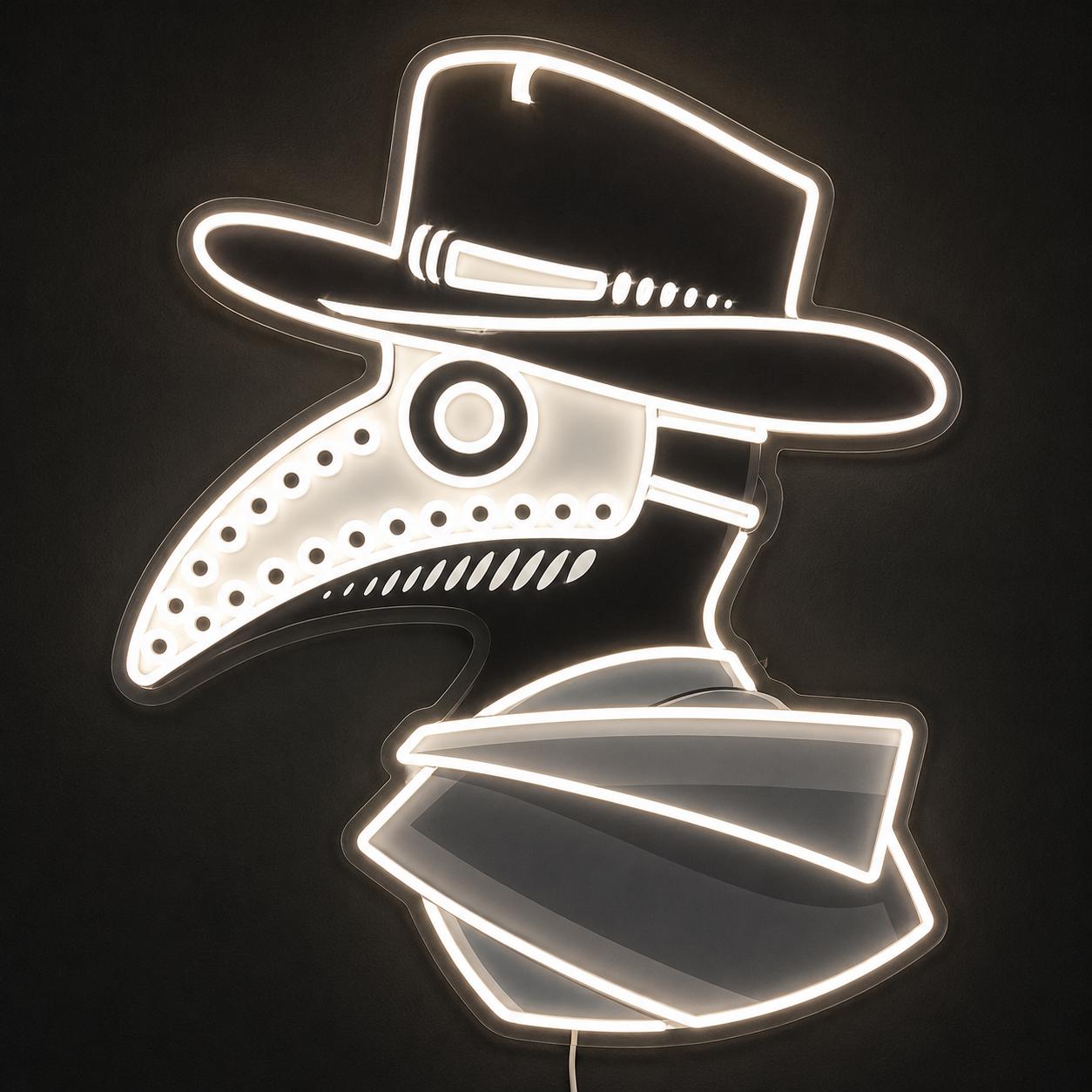 plague doctor Custom LED Neon Sign (LED preview)