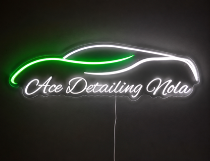 Ace Detailing Nola Custom LED Neon Sign (LED preview)