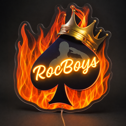 RocBoys Custom LED Neon Sign (LED preview)