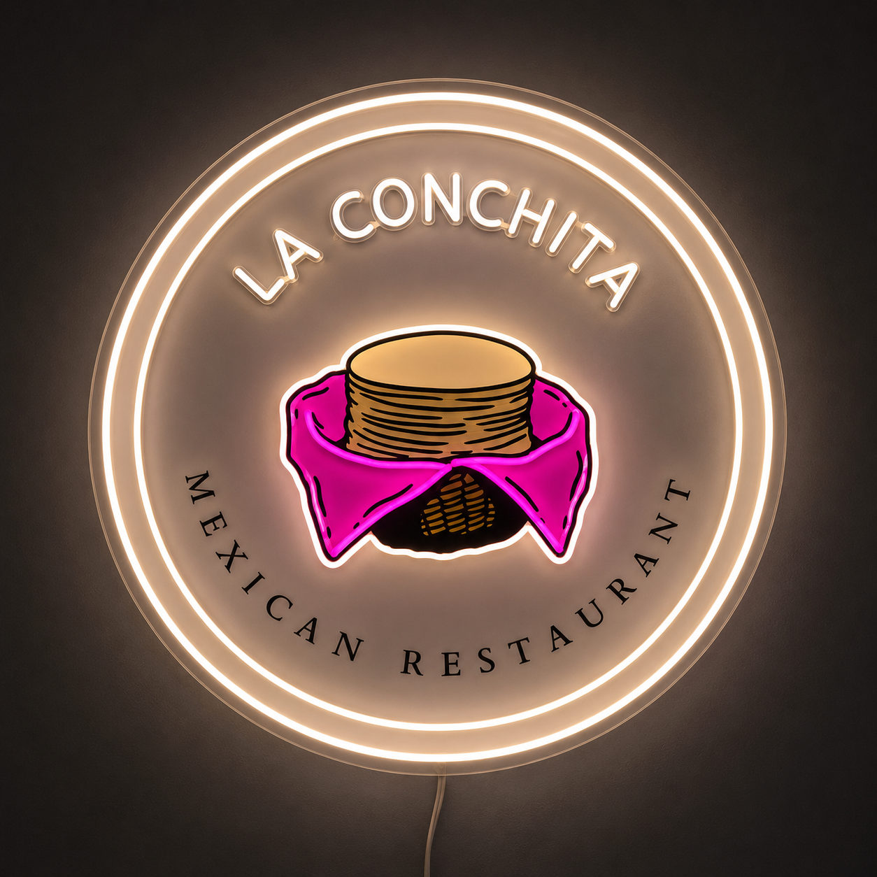 LA CONCHITA Custom LED Neon Sign (LED preview)