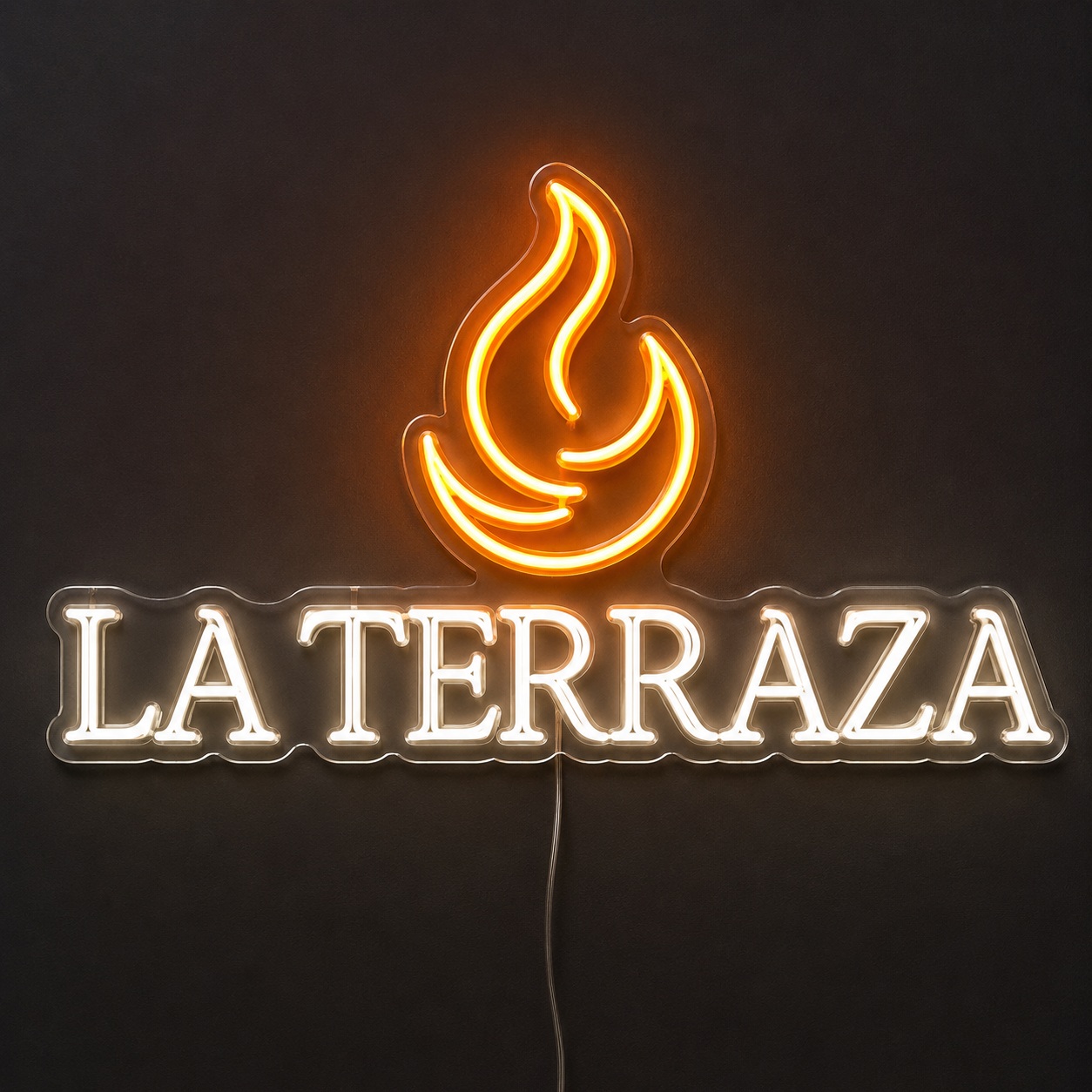 LA TERRAZA Custom LED Neon Sign (LED preview)