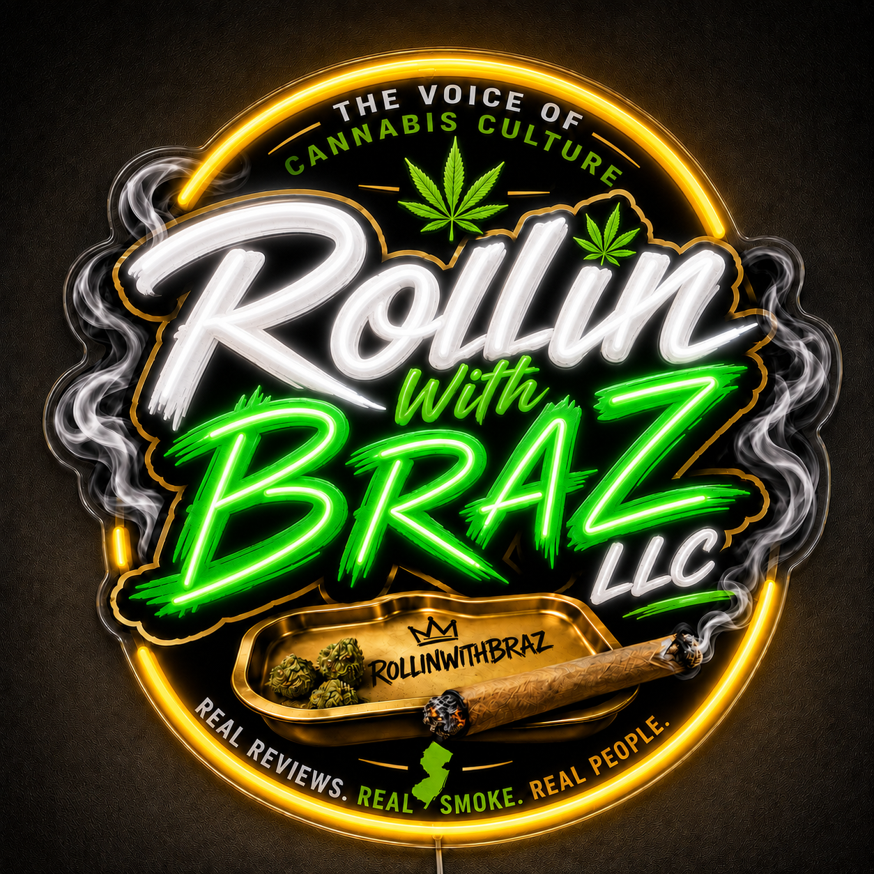 Rollin With BRAZ LLC Custom LED Neon Sign (LED preview)