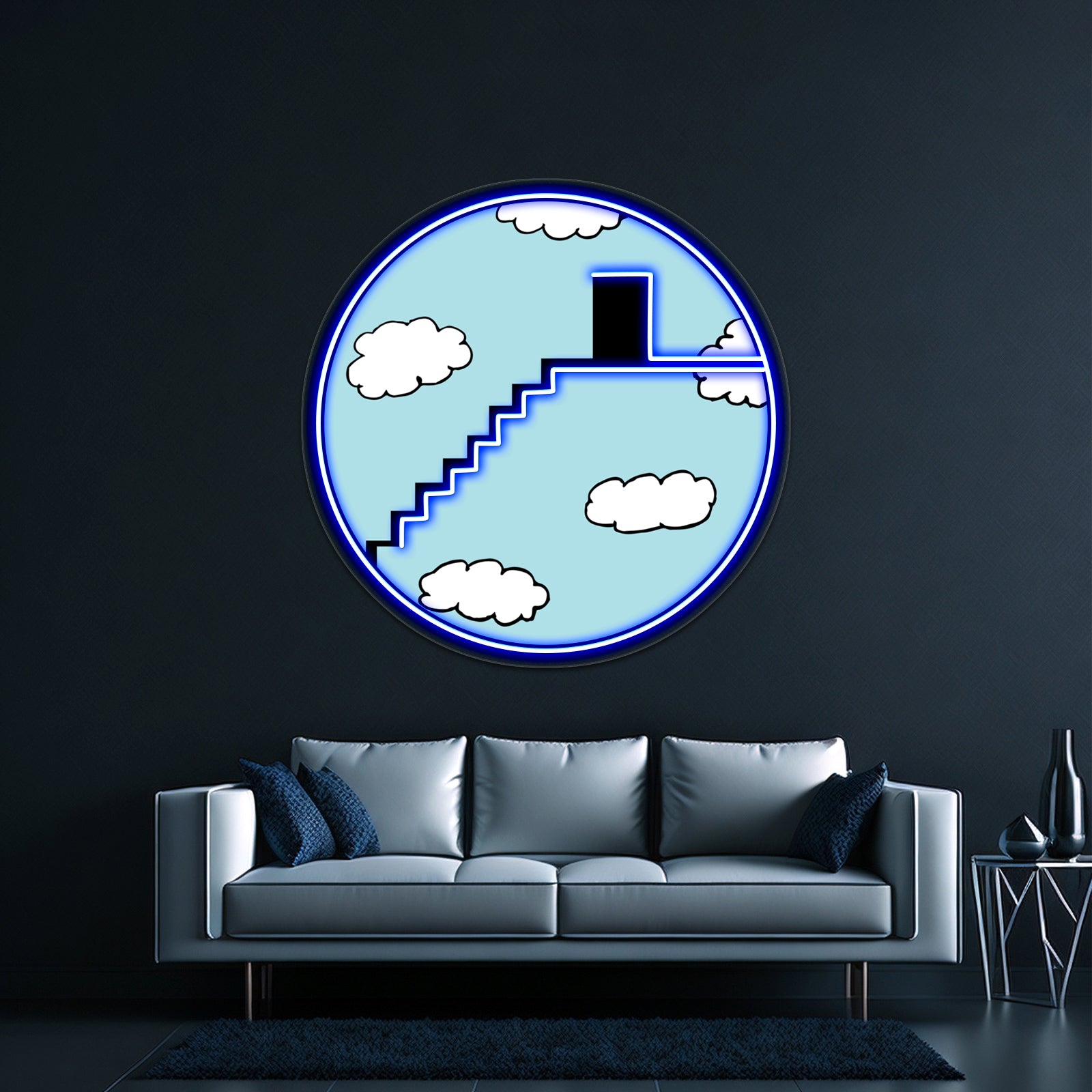 Stairway To The Clouds Artwork Custom Led Signs | Shineneon