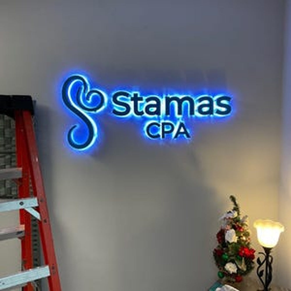 Stamas Cpa 3D Backlit Channel Letters Led Light Sign