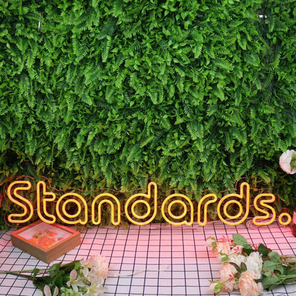 Standards Orange Led Neon Sign - Shineneon