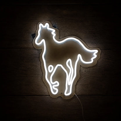 Standing Horse Outline Vintage LED Neon Sign main product image