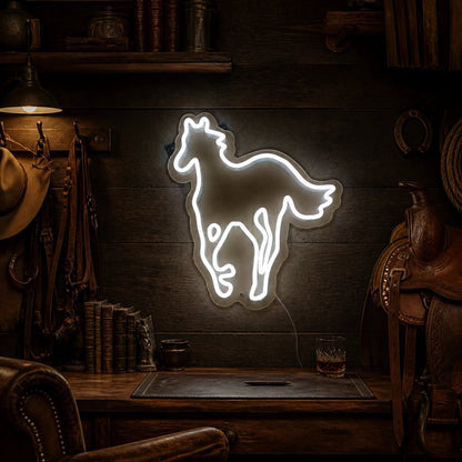 Standing Horse Outline Vintage LED Neon Sign - Shineneon