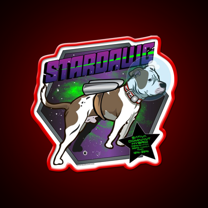 Star Dawg Strain Art Hemp Inspired Green Leaf Led Neon Sign Rgb Color - LED neon sign view 10
