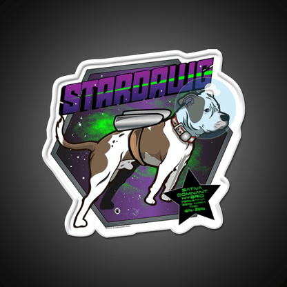 Star Dawg Strain Art Hemp Inspired Green Leaf Led Neon Sign Rgb Color - Shineneon