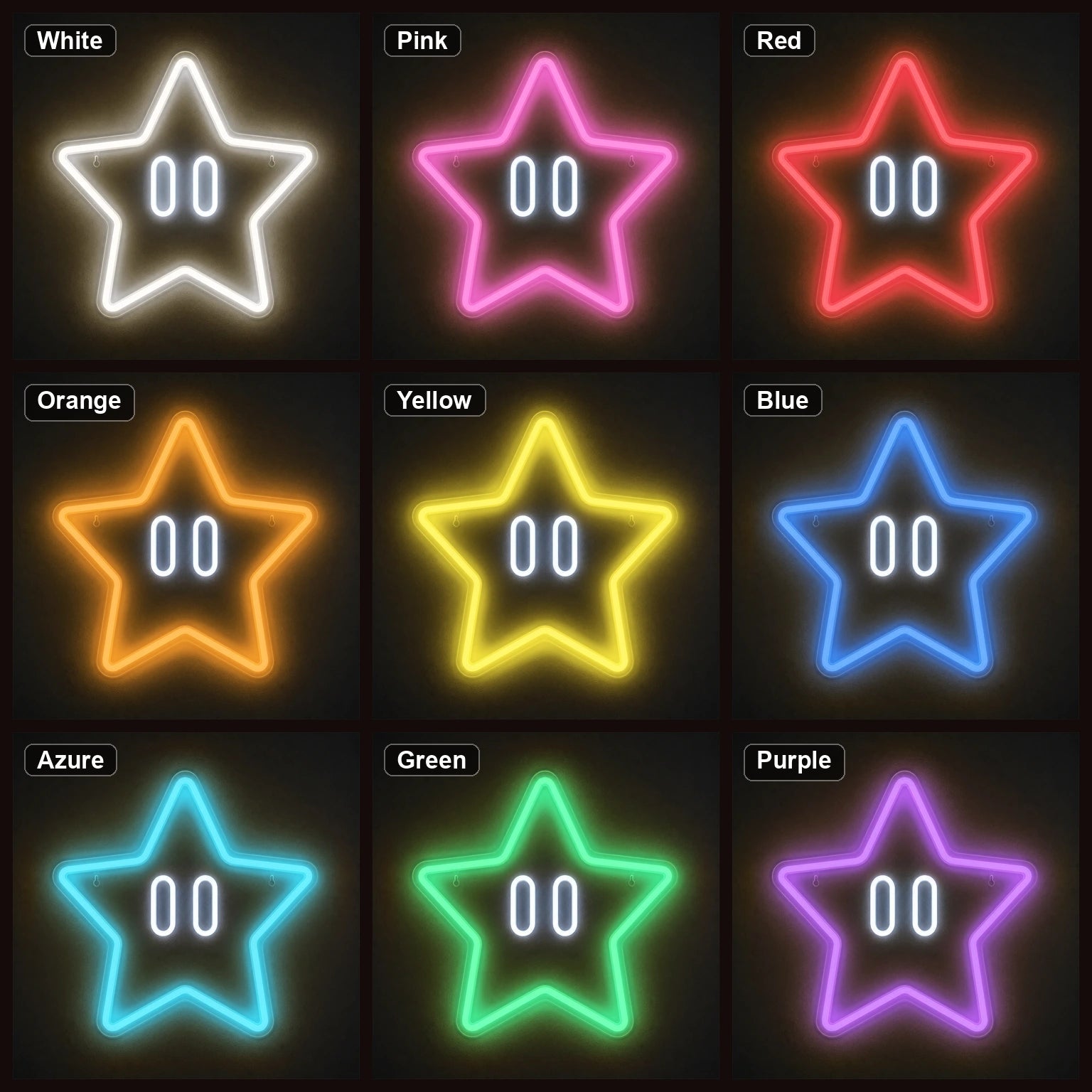 Star Eyes LED Neon Sign - Shineneon