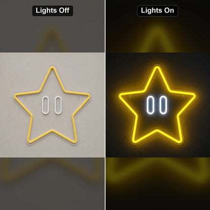 Star Eyes LED Neon Sign - Shineneon