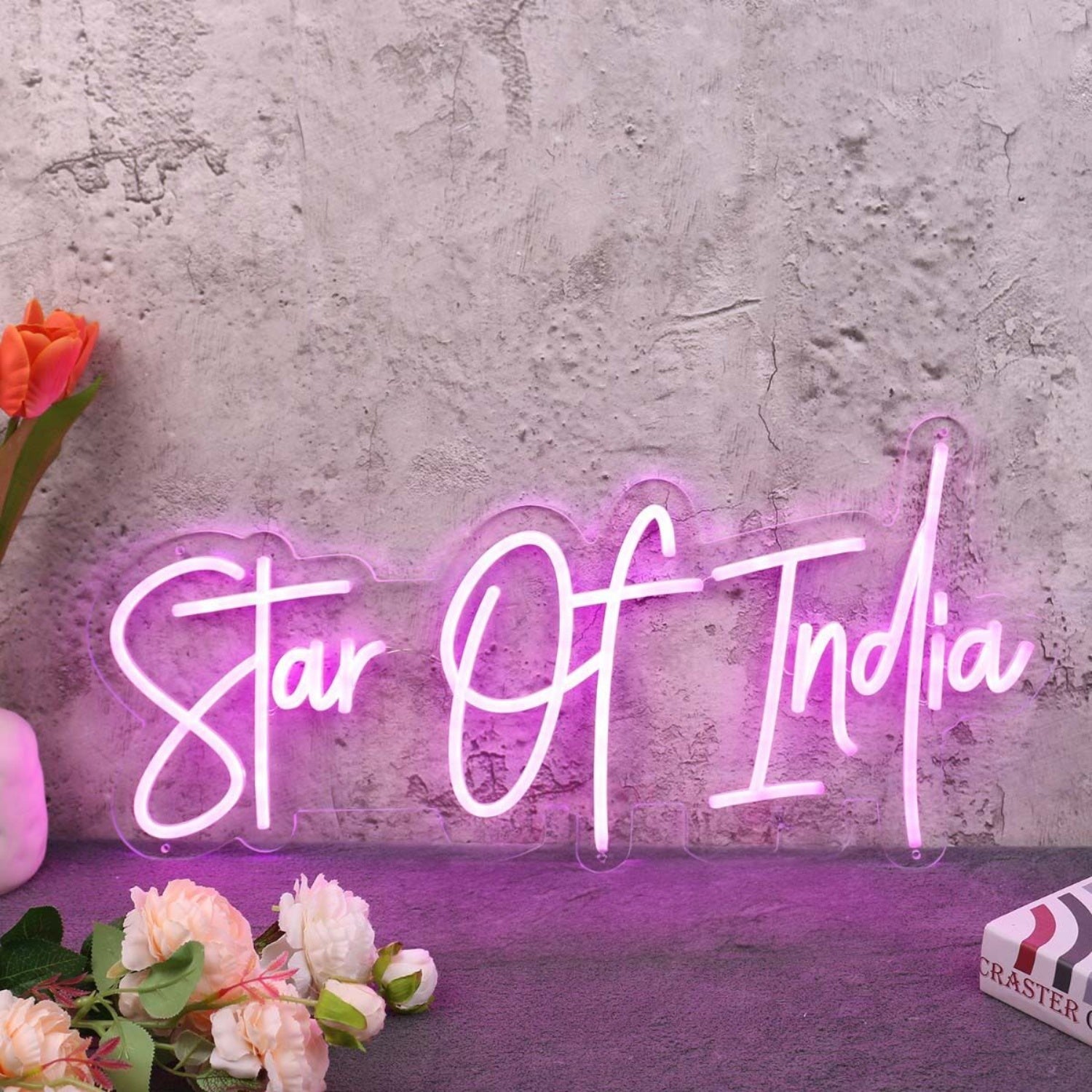 Star Of India Pink Led Neon Sign - Shineneon