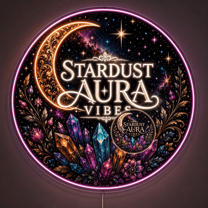 STARDUST AURA VIBES Custom LED Neon Sign - Shineneon