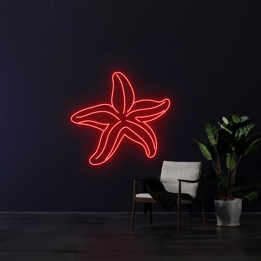 Starfish Neon Sign Sea Star Led Sign