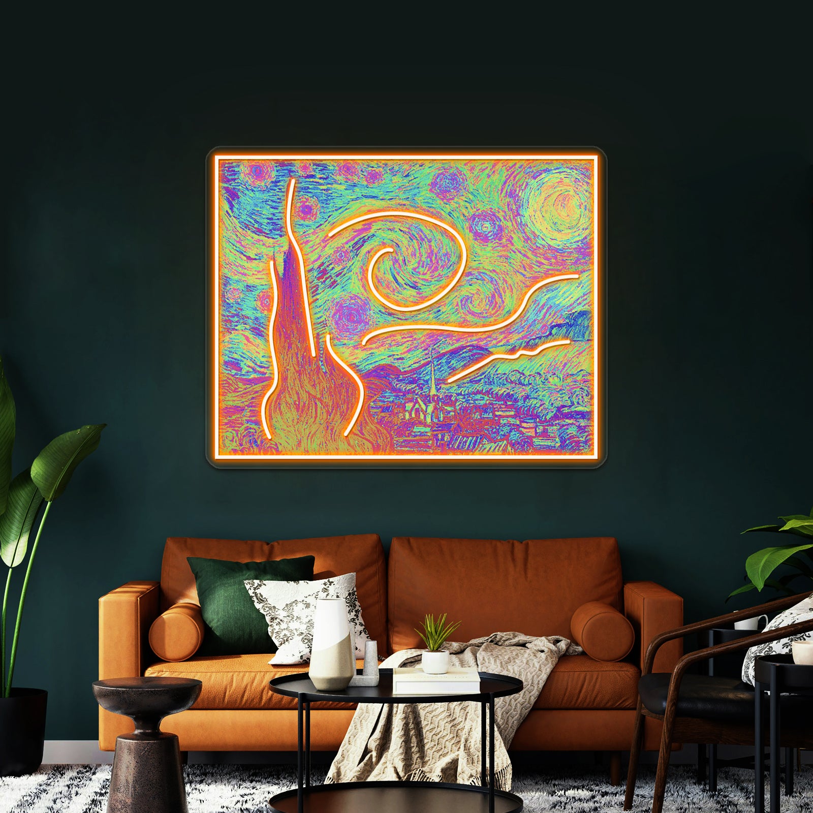 Starry Night Artwork Custom Led Signs | Shineneon