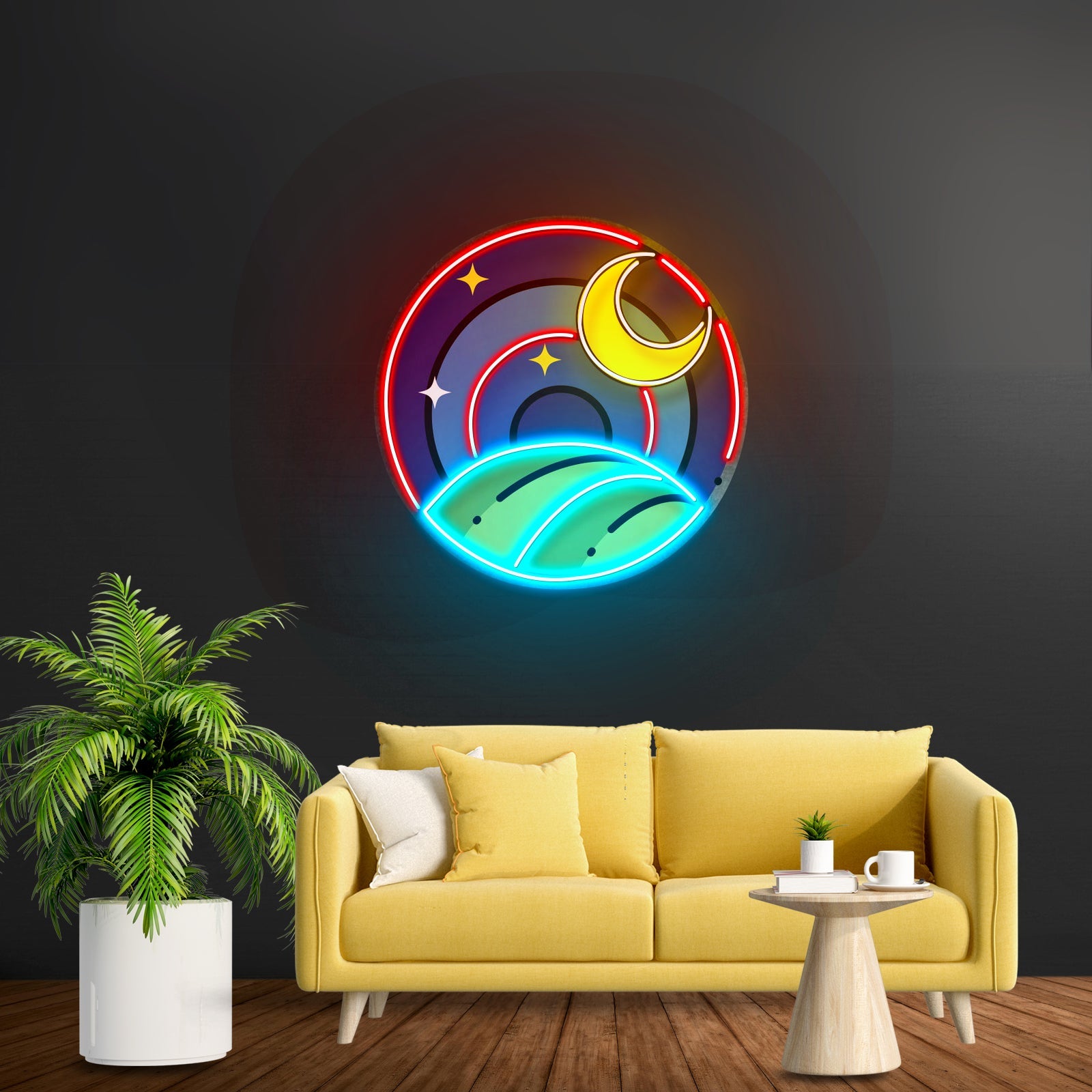 Starry Night Led Neon Sign Light Custom Led Signs - Shineneon