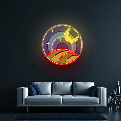 Starry Night Led Neon Sign Light Custom Led Signs - Shineneon