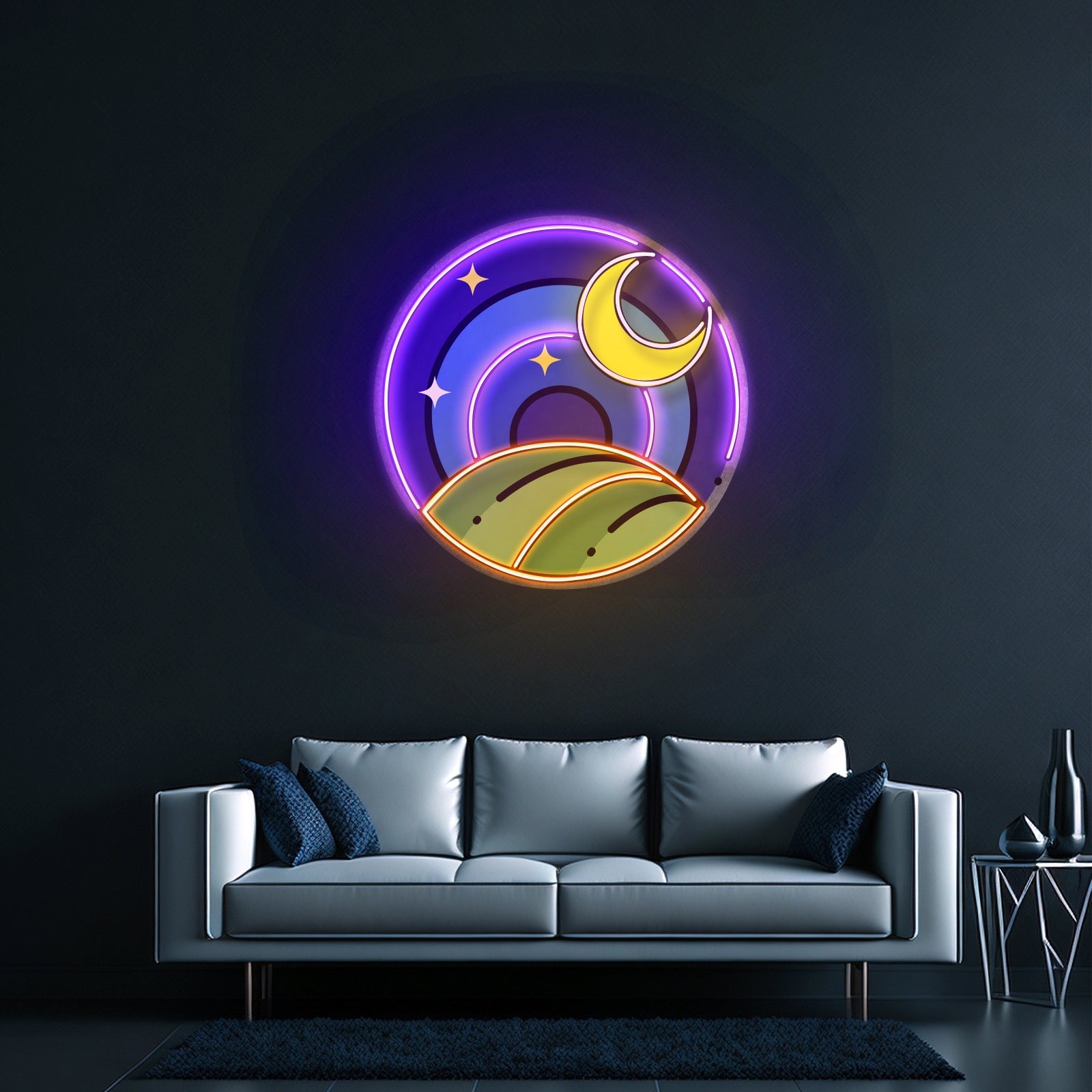 Starry Night Led Neon Sign Light Custom Led Signs - Shineneon