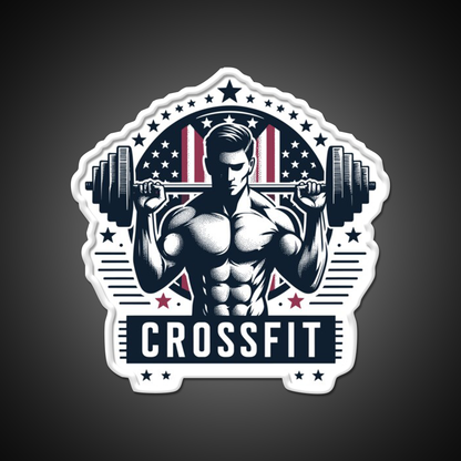 Stars Barbells Gym Fitness Led Neon Sign Rgb Color