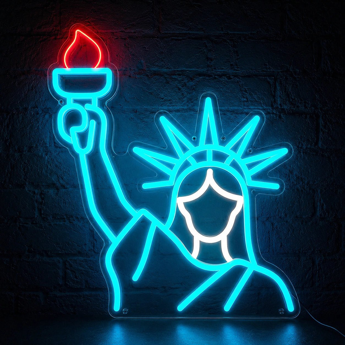 Statue Liberty Silhouette LED Neon Sign - Shineneon