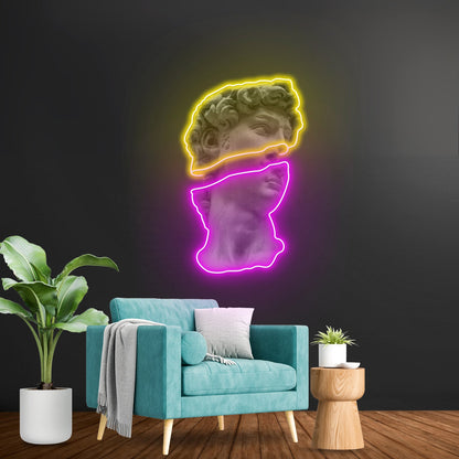 Statue Of David Custom Led Signs Artwork For Sale - Shineneon