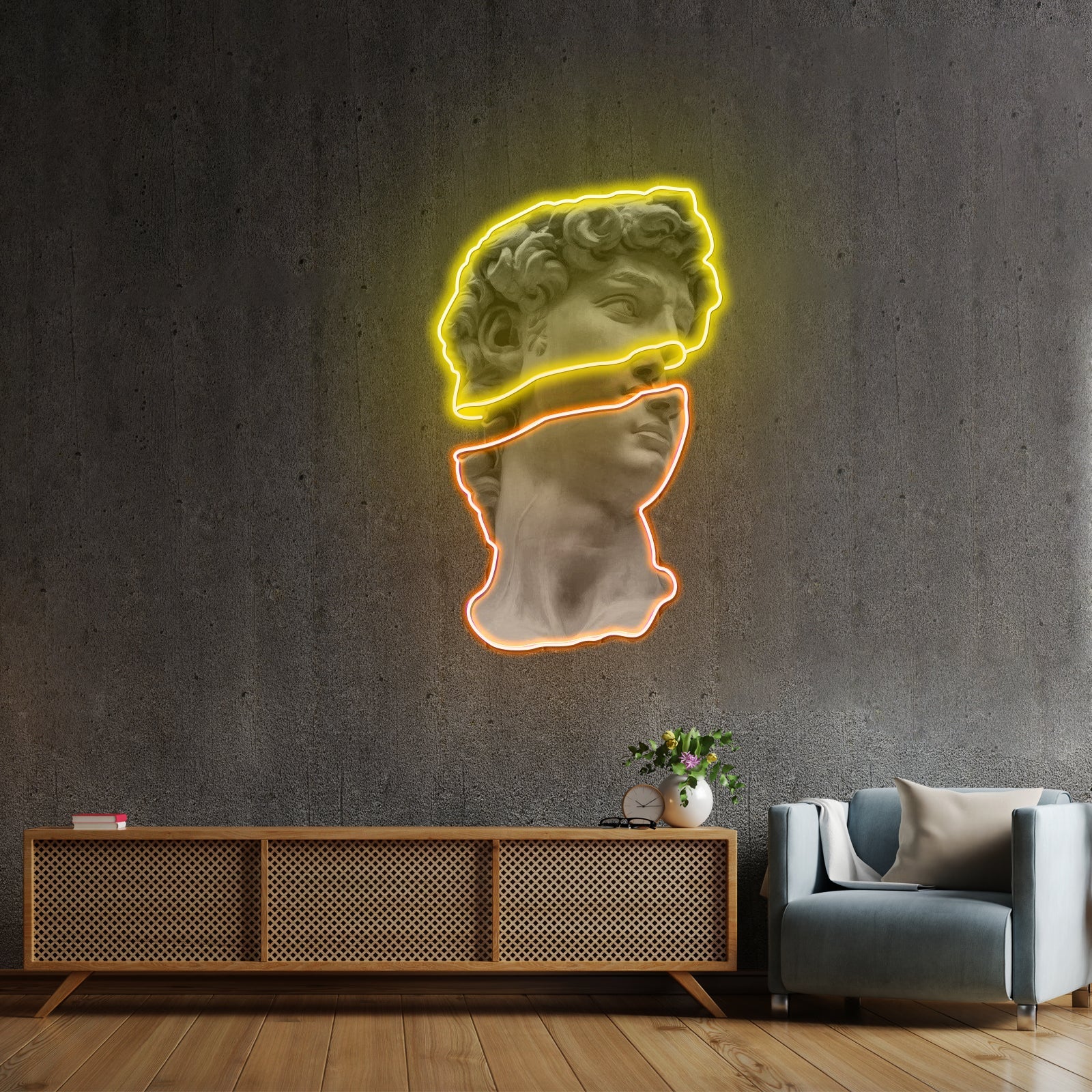 Statue Of David Custom Led Signs Artwork For Sale - Shineneon