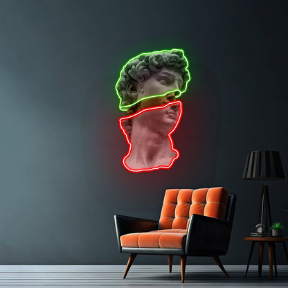 Statue Of David Custom Led Signs Artwork For Sale - Shineneon
