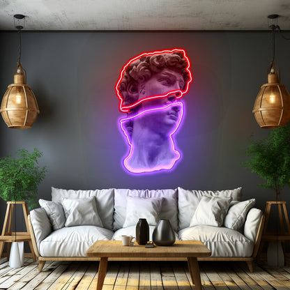 Statue Of David Custom Led Signs Artwork For Sale - Shineneon
