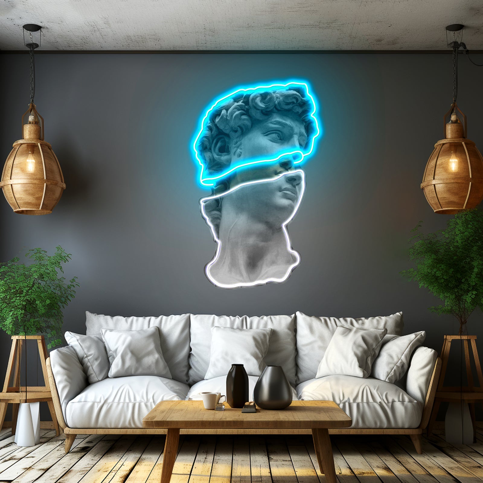 Statue Of David Custom Led Signs Artwork For Sale - Shineneon