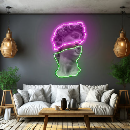 Statue Of David Custom Led Signs Artwork For Sale - Shineneon