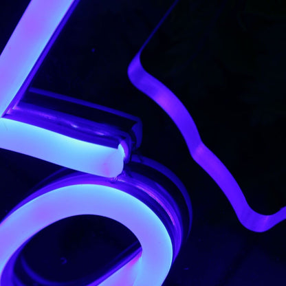 Stay A While Blue Led Neon Sign - Shineneon