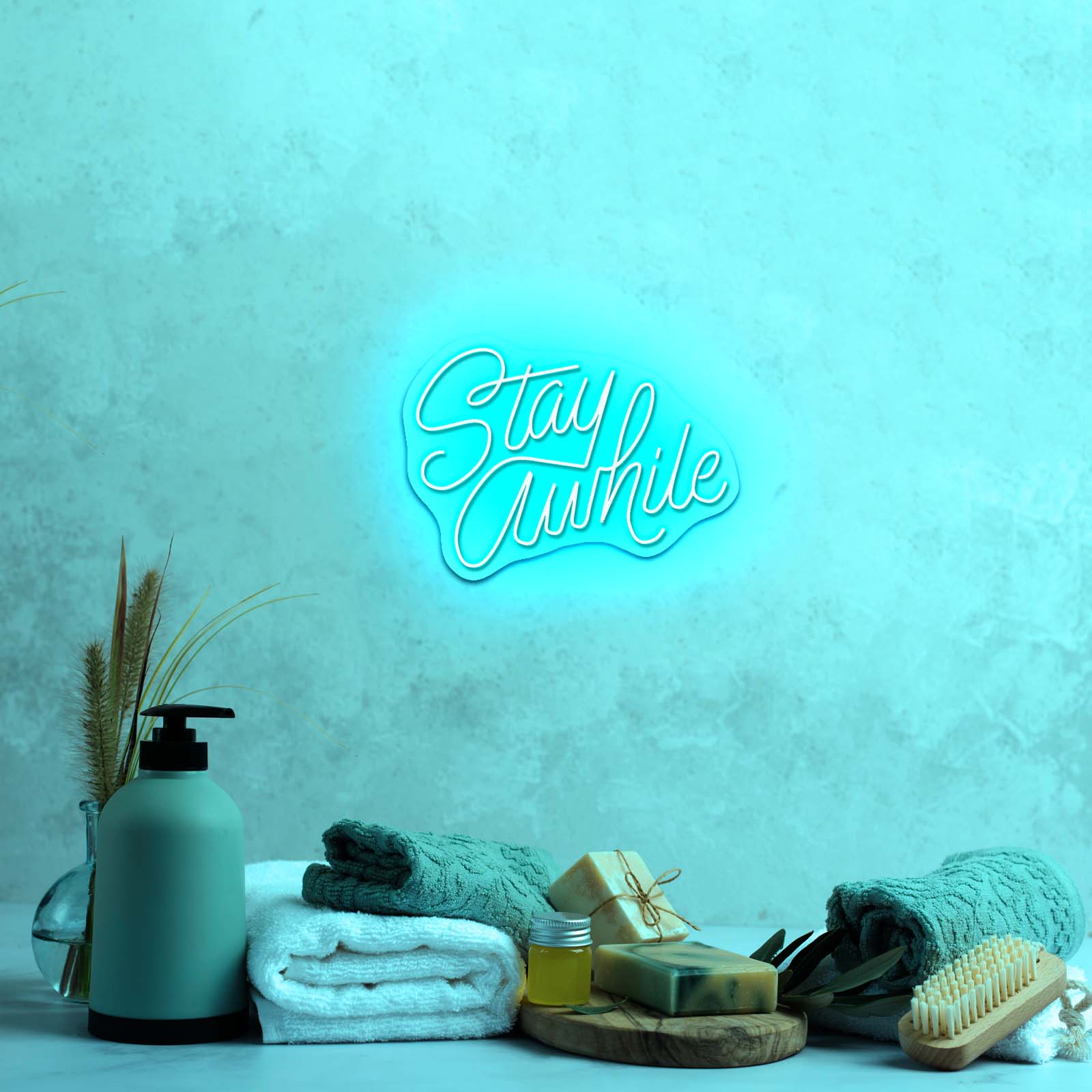 Stay Awhile Fancy Led Neon Sign For Bar - Shineneon