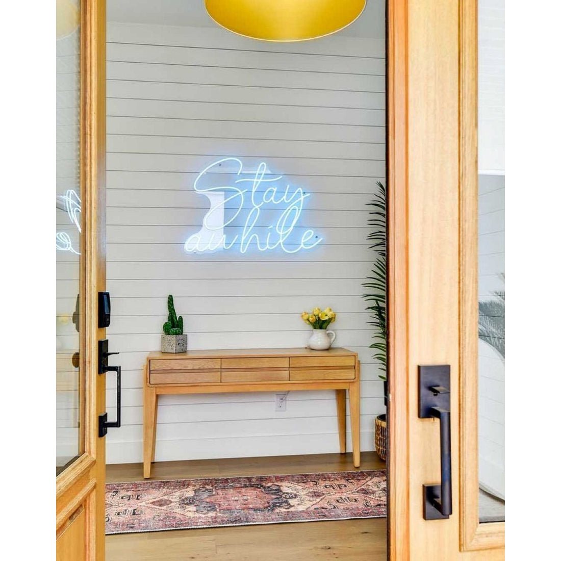 Stay Awhile Led Sign Business Neon Signs - Shineneon