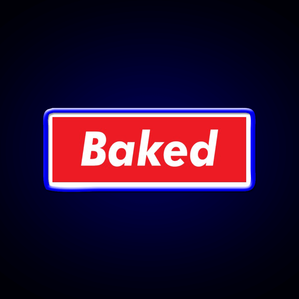Stay Baked Hemp Inspired Green Leaf Led Neon Sign Rgb Color - Shineneon