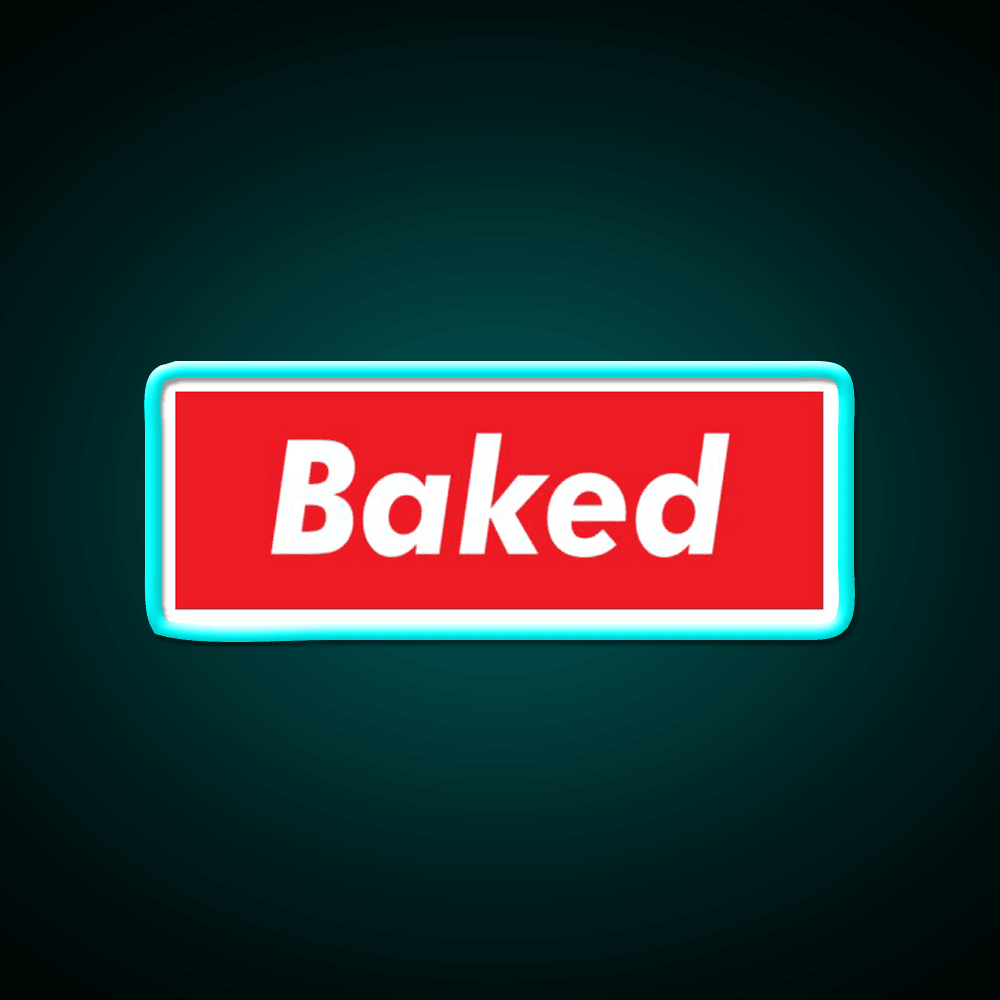 Stay Baked Hemp Inspired Green Leaf Led Neon Sign Rgb Color - Shineneon