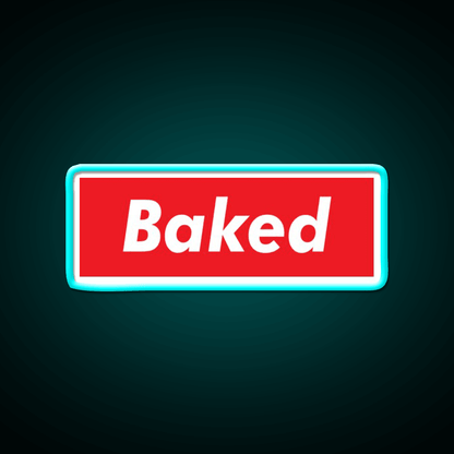 Stay Baked Hemp Inspired Green Leaf Led Neon Sign Rgb Color - Shineneon