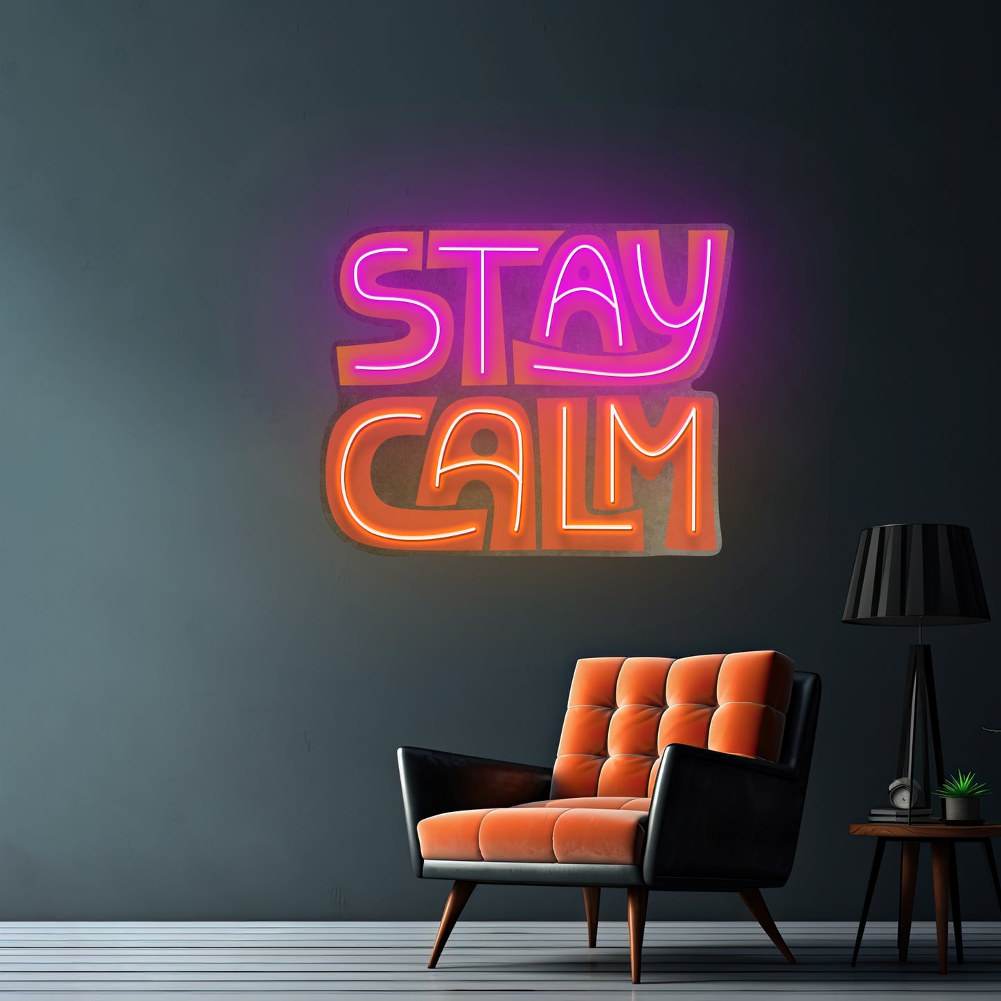 Stay Calm Led Neon Sign Light Custom Led Signs