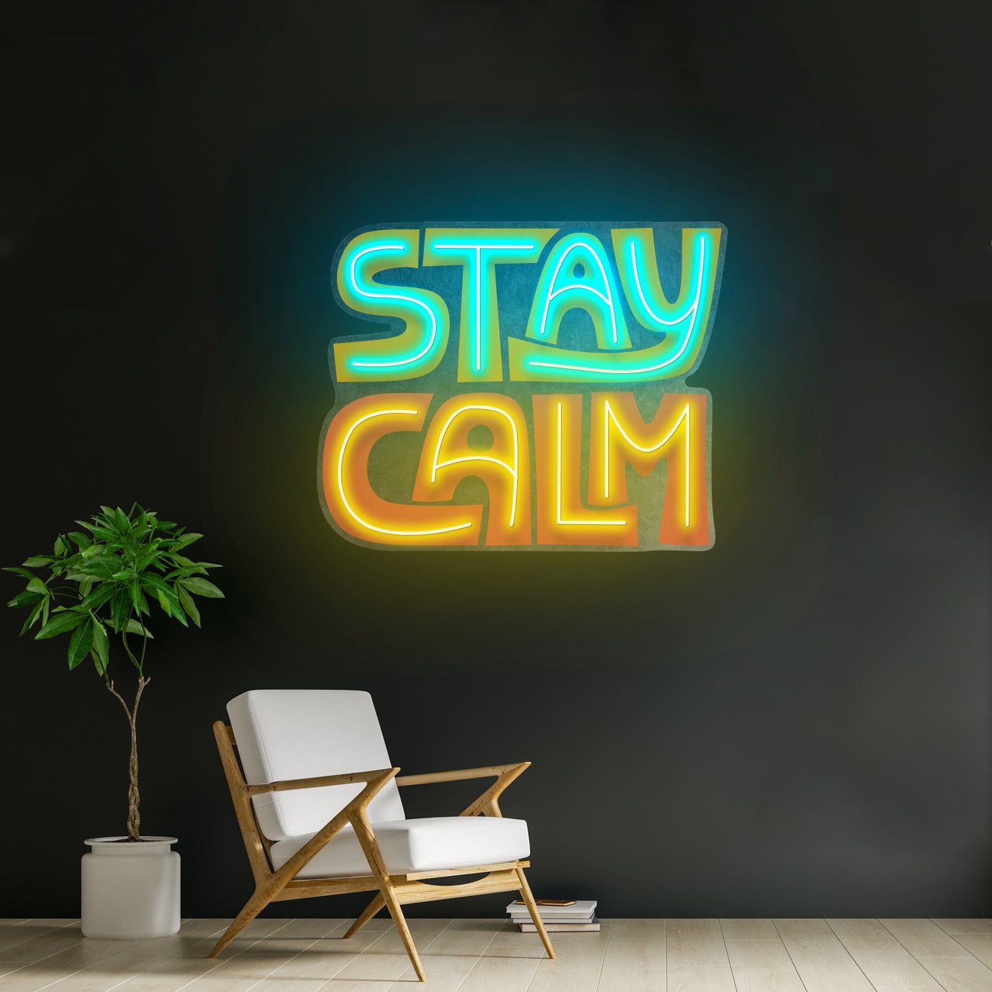 Stay Calm Led Neon Sign Light Custom Led Signs