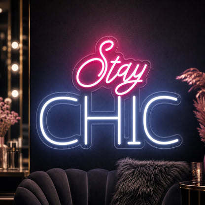 Stay Chic LED Neon Sign Garage Man Cave Neon Sign high-converting product image