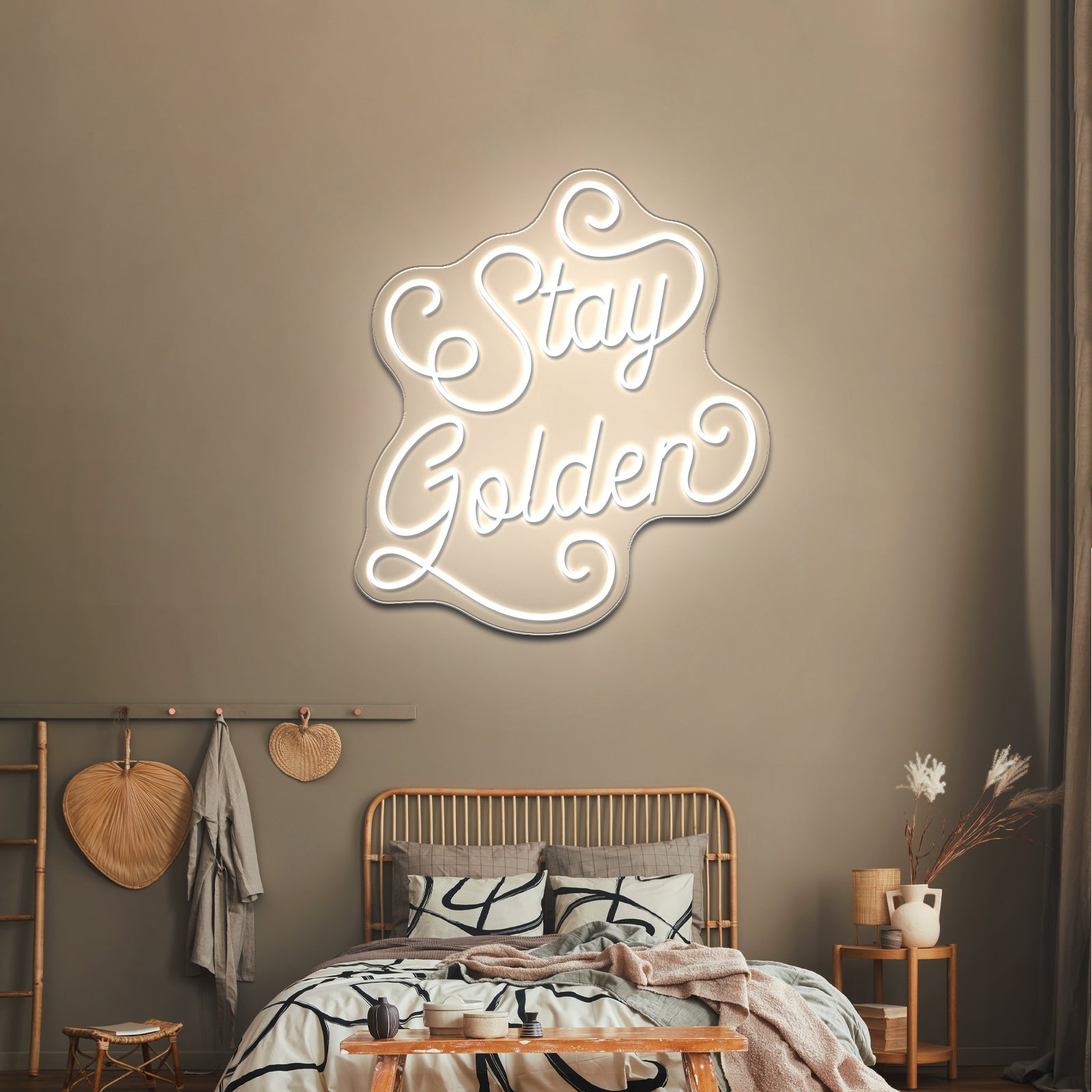 Stay Golden Golden Girls Hand Lettering Artwork Neon Signs For Sale | Shineneon