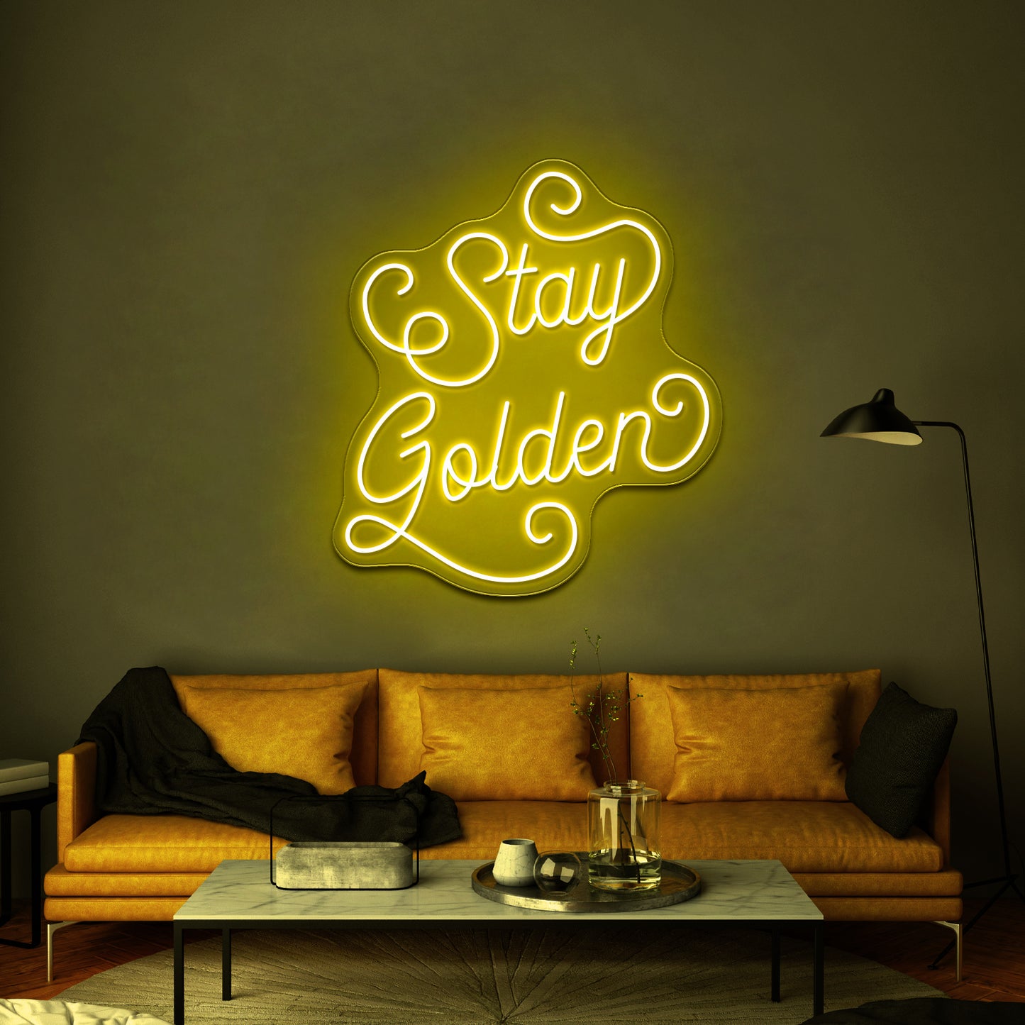 Stay Golden Golden Girls Hand Lettering Artwork Neon Signs For Sale